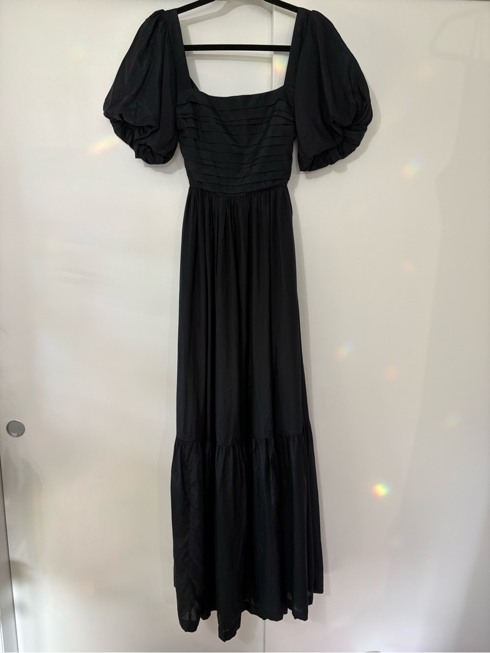 NWT Abercrombie & Fitch XS tall black Emerson maxi dress